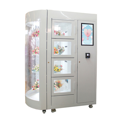 A máquina de venda automática de Fresh Flower Station do florista automatizou 24 horas de sistema de controle remoto
