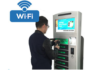 Moedas/conexão de Wifi do ponto quente do quiosque da estação de carregamento do telemóvel pagamento das contas