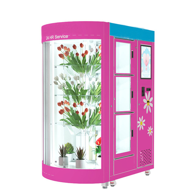 Máquina de venda automática da flor de Winnsen do serviço do auto 18,5 polegadas com refrigeração e humidificador