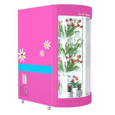 Máquina de venda automática da flor de Winnsen do serviço do auto 18,5 polegadas com refrigeração e humidificador
