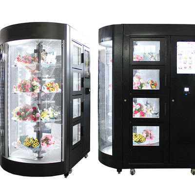 Máquina de venda automática elegante da flor do projeto de SDK com refrigerador e humidificador 19 polegadas