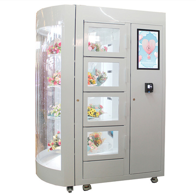 Máquina de venda automática luxuosa do ramalhete da flor com de alta capacidade grande do tela táctil 220V