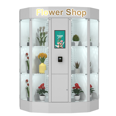 Flor automática do serviço do auto que vende o cacifo 24 horas para o florista