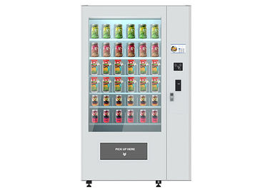 Máquina de venda automática da salada da nutrição do fruto com função de anúncio/refrigerando