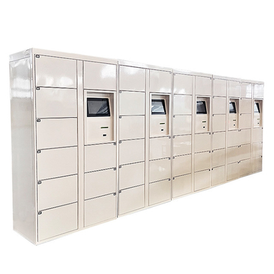 Sistema eletrônico de armários de lavanderia inteligente para serviço de limpeza a seco QR Code Scanner