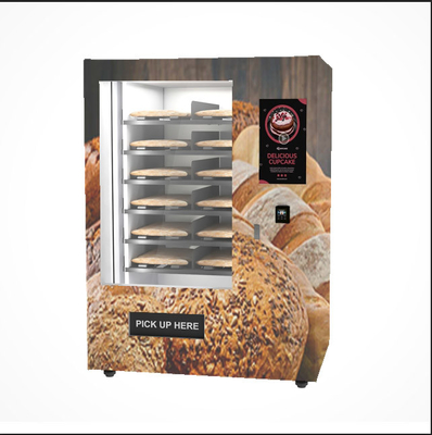 Máquina de venda de baguettes frescas para pão de bolo com sistema de arrefecimento