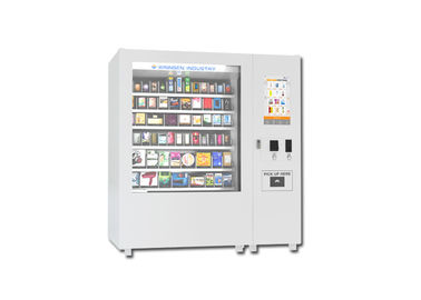 Máquina de venda automática do mercado da estação de ônibus mini, petisco que vende o quiosque com tela táctil grande