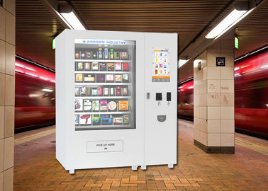 Máquina de venda automática do quiosque dos produtos do banho da loção do corpo para o hotel, tela táctil de 22 polegadas