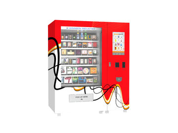 A máquina de venda automática combinado do alimento personalizou a cor para a escola/estação de caminhos-de-ferro