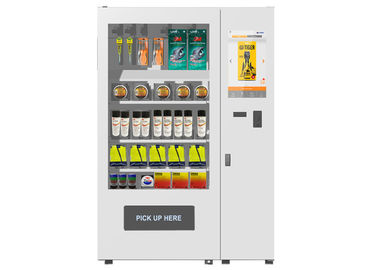 Máquina de venda automática de 22 batons dos produtos de beleza da exposição do LCD da polegada grande - feito sob medida com sistema do elevador