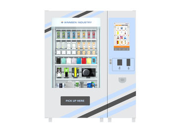 Self Services Payment Food Vending Machine Thick Cold Rolled Steel Cabinet Material