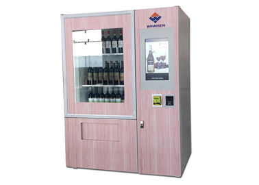 Máquina de venda automática aprovada do frasco da salada do vinho do FCC do CE com função de controle remoto