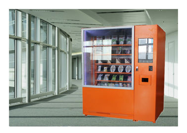 Máquina de venda automática do alimento da salada de fruto fresco, máquina de venda automática da correia transportadora com elevador