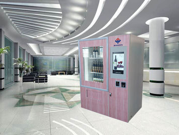 Máquina de venda automática automática do vinho tinto com 22&quot; tela táctil e elevador da propaganda
