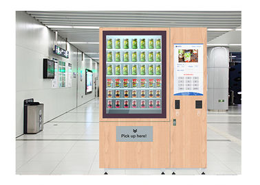 Máquina de venda automática do vegetal de fruto da salada do acesso à rede com o tela táctil de 32 polegadas