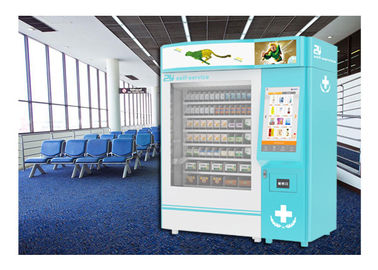 Fornecimento médico refrigerado saúde do bem-estar da máquina de venda automática do terreno com código de QR