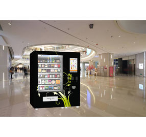 Máquina de venda automática do mercado das cookies dos biscoitos mini com o tela táctil grande dos canais ajustáveis