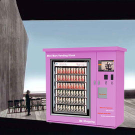 Quiosque da máquina de venda automática do mercado do anti roubo auto mini para petiscos das bebidas