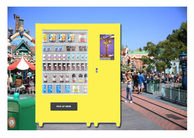 Máquinas de venda automática das bebidas dos petiscos do parque auto, máquina de venda automática da cerveja em público