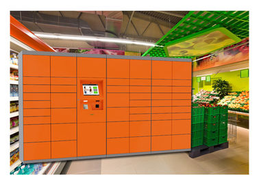 Cacifos alugados do armário do shopping, cacifos de armazenamento espertos eletrônicos do código de barras
