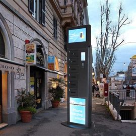Language Custom Free Cell Phone Charging Stations Restaurant Advertising