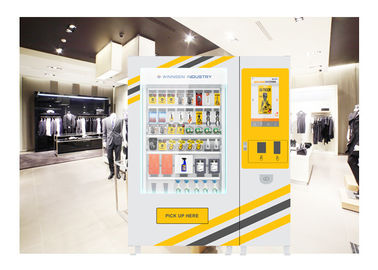 Máquina de venda automática do pessoal da veste do capacete da luva com varredor da impressão digital e gestão remota