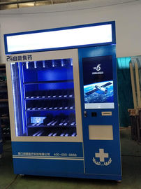 Máquina de venda automática do alimento do pagamento de cartão de Bill da moeda para bebidas do sanduíche com exposição da propaganda