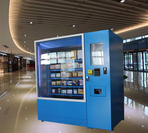 Refrigerated automático pode as máquinas de venda automática feitas do aço seguro com o elevador para o queque dos frutos dos vegetais do alimento