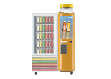 Crianças bebida e máquinas de venda automática do suco do leite do petisco com o certificado do FCC do CE