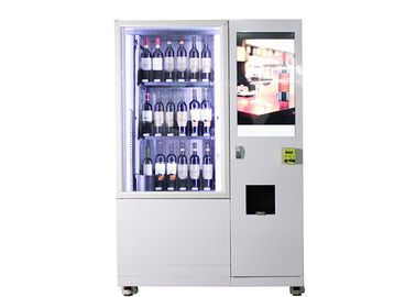 Refrigerador que refrigera a máquina de venda automática da garrafa de vinho da grande capacidade com a tela de toque de 22 polegadas