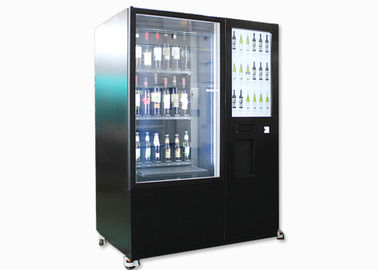 Anti máquinas de venda automática exteriores da grande capacidade do roubo para o vinho com pagamentos do cartão de Bill da moeda