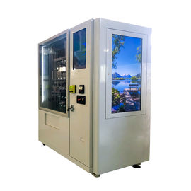 máquinas de venda automática saudáveis do Não-toque para a salada com plataforma do controlo a distância do refrigerador