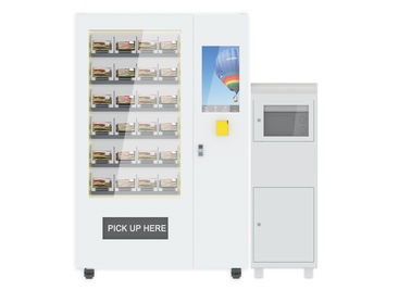 Máquina de venda automática esperta da salada do iogurte do bolo com sistema de madeira da probabilidade/elevador
