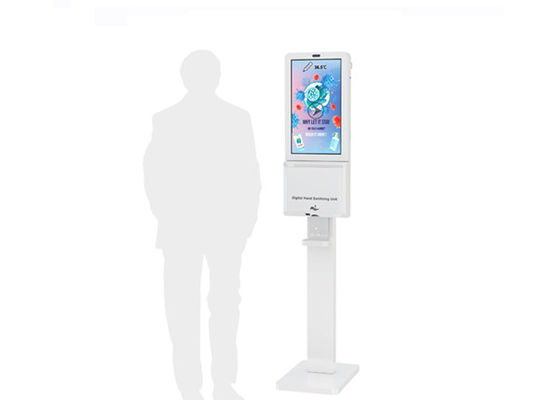Distribuidor automático do Sanitizer da mão do teste da temperatura de Touchless
