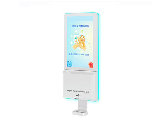 Distribuidor 16/9 interno do Sanitizer da mão do Signage do LCD Digital fixado na parede