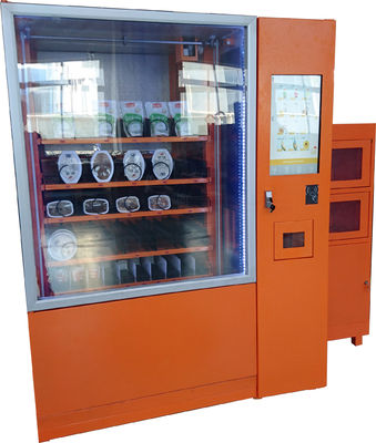Máquina de venda automática do mercado de Winnsen mini com a tela de toque de 32 polegadas e sistema de venda por encomenda misturado