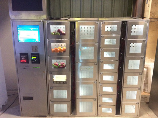 Máquina vendendo industrial totalmente automático dos cacifos com 15&quot; tela táctil do LCD