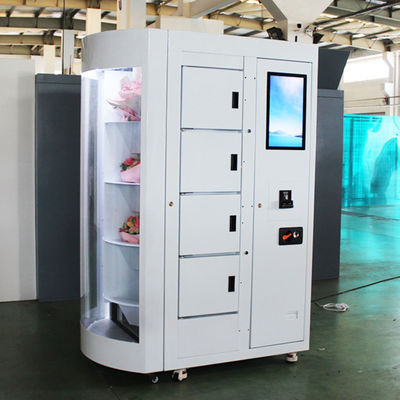 6 canais florescem a máquina de venda automática com sistema da humidificação da refrigeração