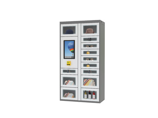 Tela táctil automático de 32 polegadas do mini cacifo do quiosque do aceitante de Alipay da máquina de venda automática