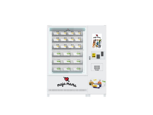 Máquina de venda automática afortunada do alimento da tela de toque de 32 polegadas da caixa com ordem do ODM / OEM