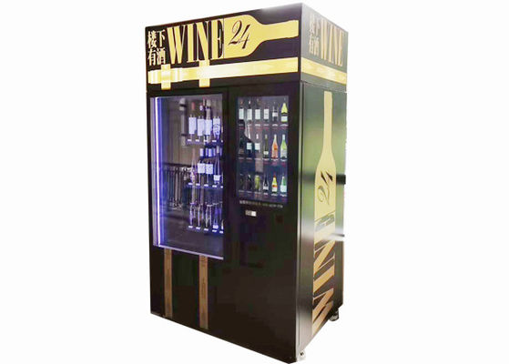Máquina de venda automática do suco da salada do álcool com elevador, máquinas de venda automática automatizadas do serviço do auto