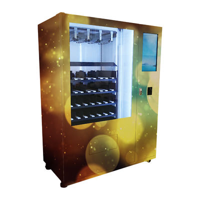 Máquina de venda automática grande da bebida da capacidade do nível superior com exposição de uma propaganda de 22 polegadas