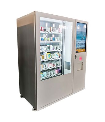 Máquina de venda automática pequena da medicamentação das garrafas do hospital com função remota da atualização da informação