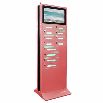 Máquina de venda automática de carregamento do kisok da estação da torre do telefone celular do dispositivo móvel com luz UV