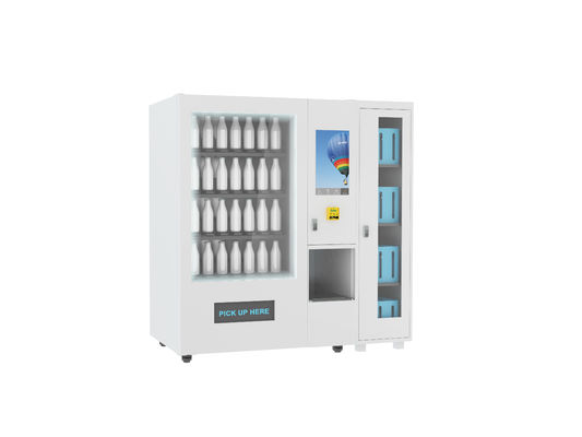 Máquina de venda automática do alimento da salada de fruto fresco, máquina de venda automática da correia transportadora com elevador