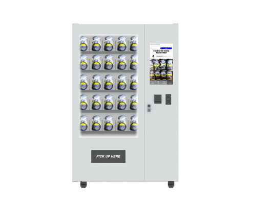 Máquina de venda automática automática do mini mercado com 22 &quot;tela de toque e elevador da propaganda