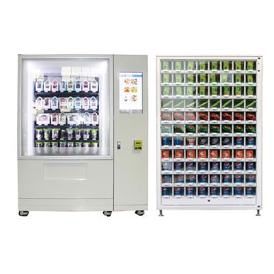 Queque do Lcd máquina de venda automática da salada de 32 polegadas com elevador e sistema de refrigeração