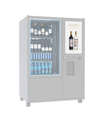 Combinado interno da plataforma de controle remoto da máquina de venda automática da garrafa de vinho da verificação da idade