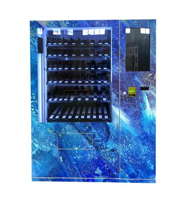 Máquina de venda automática engarrafada fria do vinho do pagamento da varredura de Qr