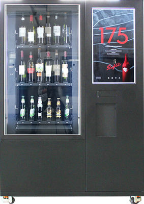 Função de anúncio remota do apoio de Wifi da máquina de venda automática do vinho do pagamento com cartão de crédito